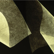 2 pieces of Aramid Tissue show translucence